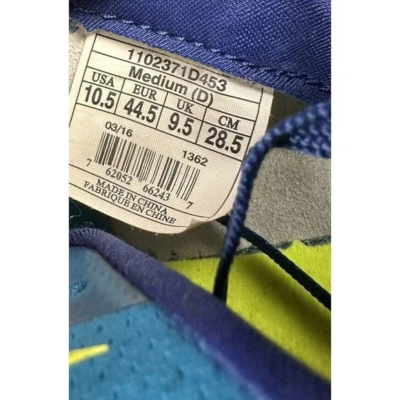 Brooks Mach 18 Men's Track Field Running Racing Shoes Sz 10.5 Blue Yellow - Picture 6 of 8